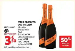 Auchan Italie Prosecco Doc Treviso offre