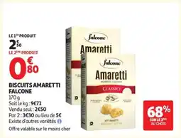 Auchan Biscuits Amaretti FALCONE offre