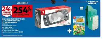 Auchan Console Nintendo Switch Lite offre