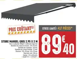 Brico Cash Store manuel gris offre