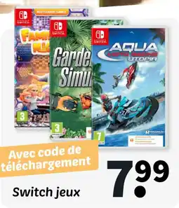 Wibra Switch jeux offre