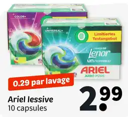 Wibra Ariel lessive offre