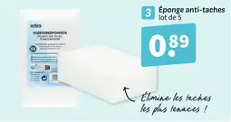 Wibra Eponge anti-taches offre