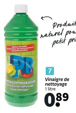 Wibra Vinaigre de nettoyage offre