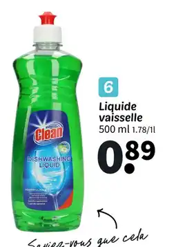 Wibra Liquide vaisselle offre