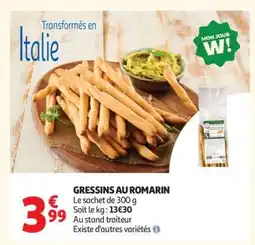 Auchan GRESSINS AU ROMARIN offre