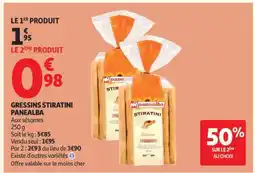 Auchan GRESSINS STIRATINI PANEALBA offre