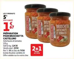 Auchan PRÉPARATION POUR BRUSCHETTA CASTELLINO offre