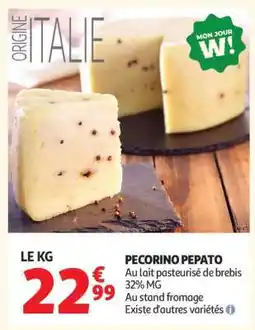 Auchan Pecorino Pepato offre