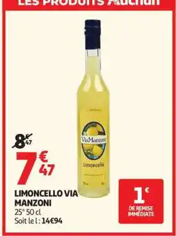 Auchan Limoncello Via Manzoni offre