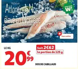 Auchan DOS DE CABILLAUD offre