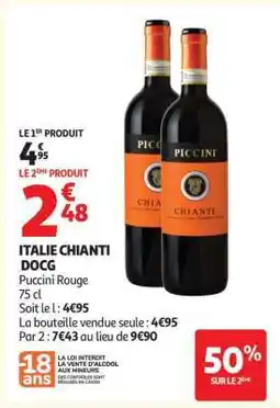 Auchan ITALIE CHIANTI DOCG offre