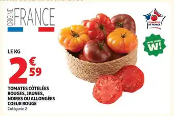Auchan TOMATES COTELEES offre
