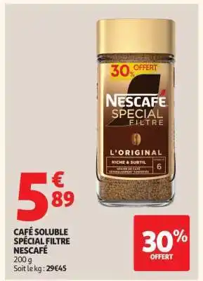 Café Soluble Spécial Filtre Nescafé