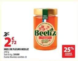 Auchan Miel de Fleurs BEELIZ offre