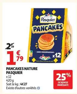 Auchan Pancakes Nature Pasquier offre