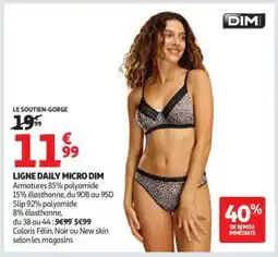 Auchan Le soutien-gorge offre