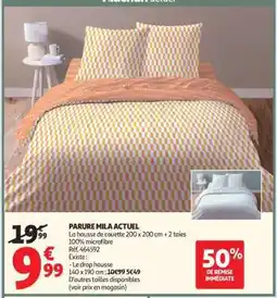 Auchan PARURE MILA ACTUEL offre