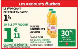 Auchan Pur Jus Multifruits Auchan offre