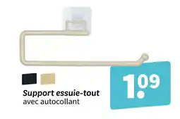Wibra Support essuie-tout avec autocollant offre