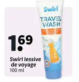 Wibra Swirl lessive de voyage offre
