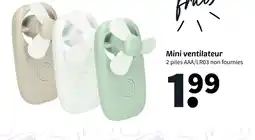 Wibra Mini ventilateur offre