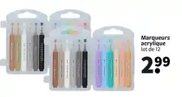 Wibra Marqueurs acrylique offre