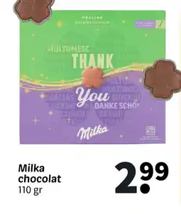 Wibra MILKA Chocolat offre