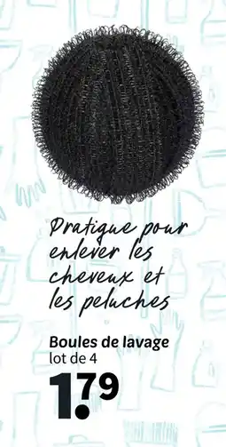 Wibra Boules de lavage lot de 4 offre