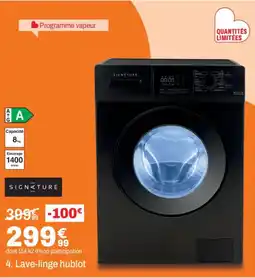 BUT SIGNATURE Lave-linge hublot offre