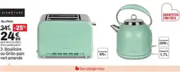 BUT SIGNATURE Bouilloire ou Grille-pain vert amande offre
