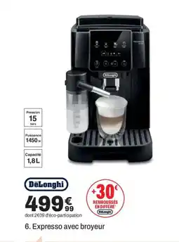 BUT DELONGHI Expresso avec broyeur offre