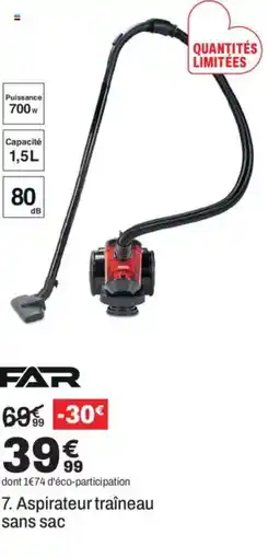 BUT FAR Aspirateur traîneau sans sac offre