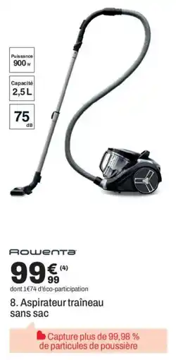 BUT ROWENTA Aspirateur traîneau sans sac offre