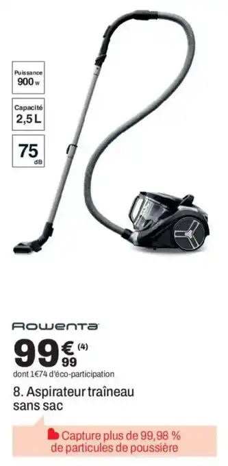 BUT ROWENTA Aspirateur traîneau sans sac offre