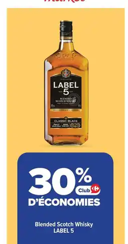 Carrefour Market LABEL 5 Blended Scotch Whisky offre
