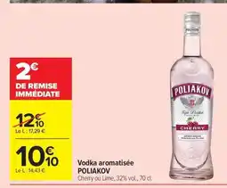 Carrefour Market POLIAKOV Vodka aromatisée offre