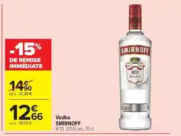 Carrefour Market SMIRNOFF Vodka offre