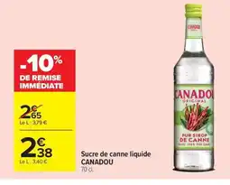 Carrefour Market CANADOU Sucre de canne liquide offre