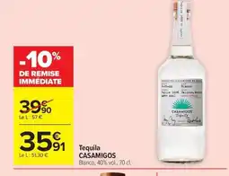 Carrefour Market CASAMIGOS Tequila offre