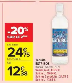 Carrefour Market ESTRIBOS Tequila offre