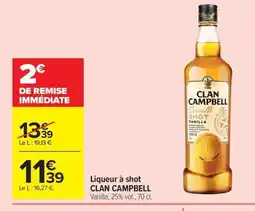Carrefour Market CLAN CAMPBELL Liqueur à shot offre
