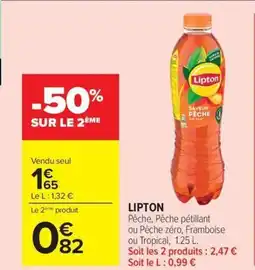 Carrefour Market LIPTON offre