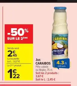 Carrefour Market CARAIBOS Jus offre