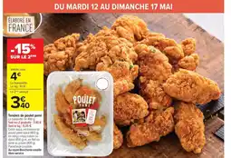 Carrefour Market Tenders de poulet pané offre