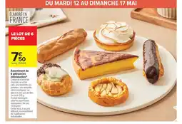 Carrefour Market Assortiment de 6 pâtisseries individuelles offre