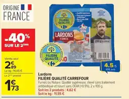 Carrefour Market FILIÈRE QUALITÉ CARREFOUR Lardons offre