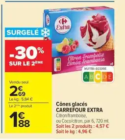 Carrefour Market CARREFOUR EXTRA Cônes glacés offre