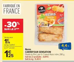Carrefour Market CARREFOUR SENSATION Nems offre