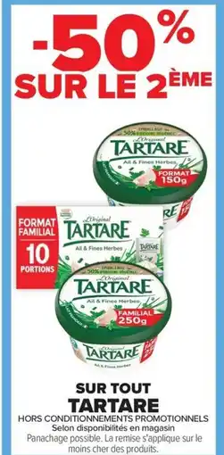 Carrefour Market TARTARE offre